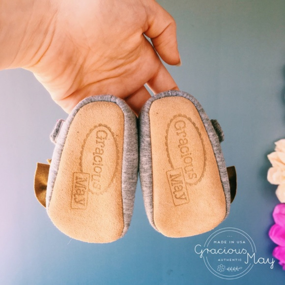 Gracious May Baby Girl Size 1 & 3 Shoes Booties - Picture 2 of 2